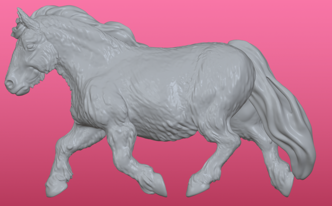 Süßes Shetland-Pony "Lisa" von Neonmarecustoms als 3D Druck