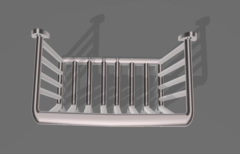 Wand Heu Raufe für Modellpferde von A&M-Designs