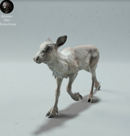 Karibu Jungtier Animal den miniatures als 3D Druck