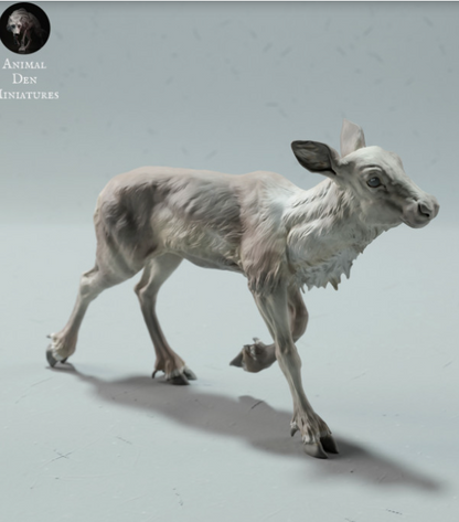 Karibu Jungtier Animal den miniatures als 3D Druck