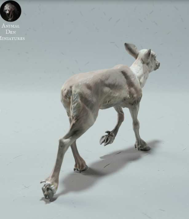 Karibu Jungtier Animal den miniatures als 3D Druck