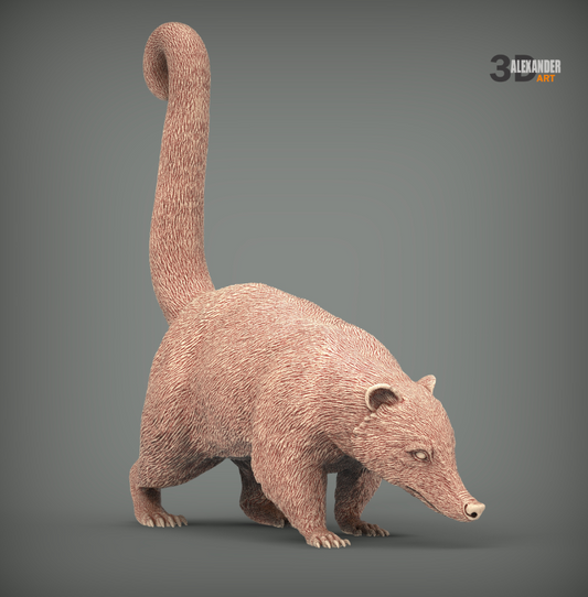 Nasenbär von Akuzmenko als 3D Druck