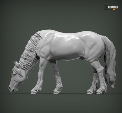 Grasender Friese von Akuzmenko als 3D Druck