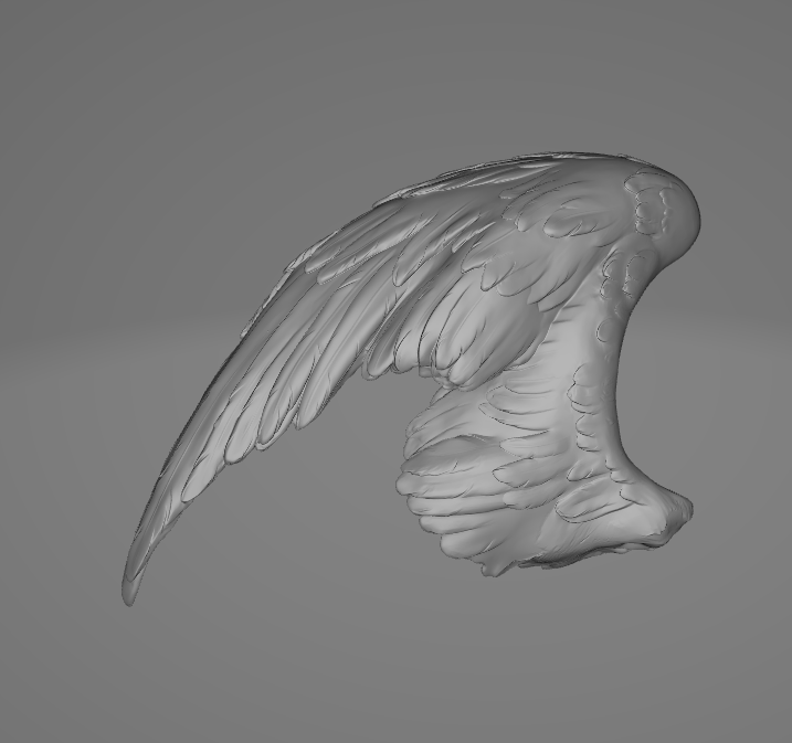 Pegasus Flügel für Modellpferde von BreathTime als 3D Druck