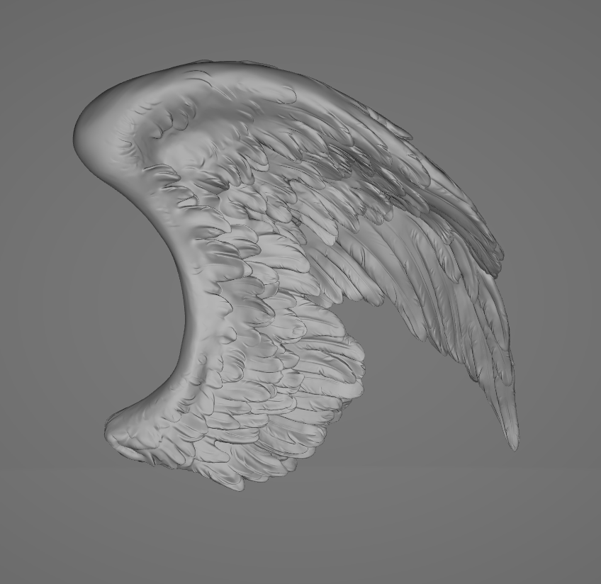 Pegasus wings for model horses from BreathTime as 3D print