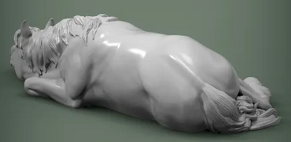 Schlafendes Pferd  von Alexander3dart als 3d Druck