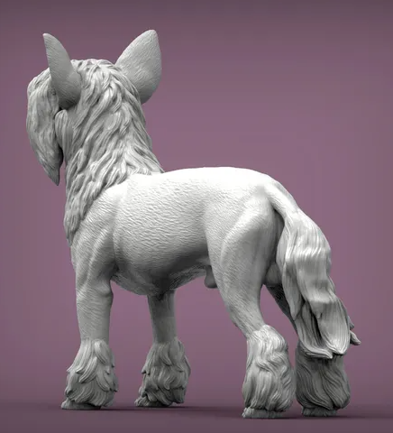 Chinese Crested von Alexander3dArt