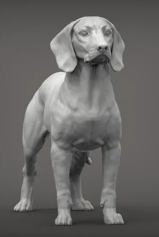 Bayerischer Gebirgsbluthund von Alexander3dArt