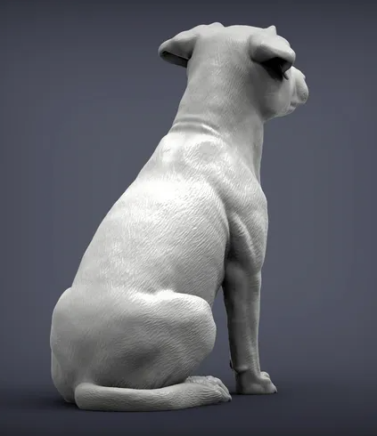 Sitzender Jack Russel von Alexander3dArt