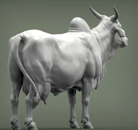 Indische Kuh von Alexander3dart als 3D gedruckte Figur