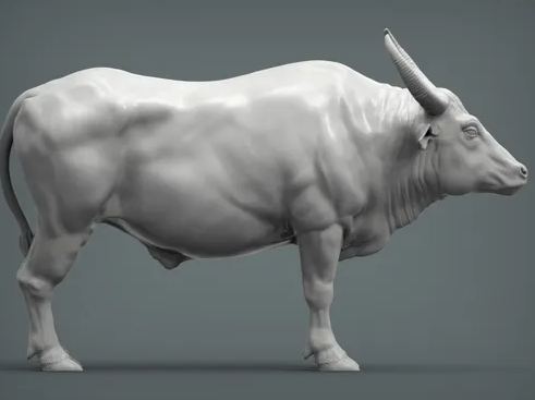 Asiatischer Büffel von Alexander3dart