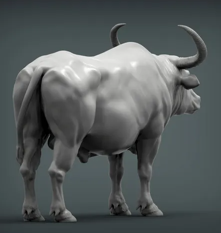 Asiatischer Büffel von Alexander3dart