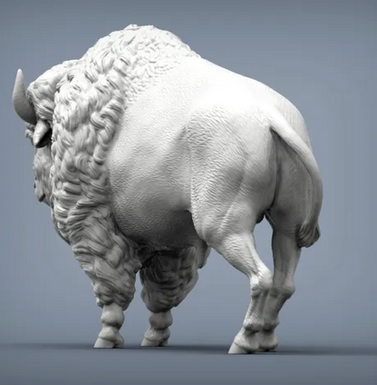 Stehendes Bison von Alexander3dart als 3D Druck