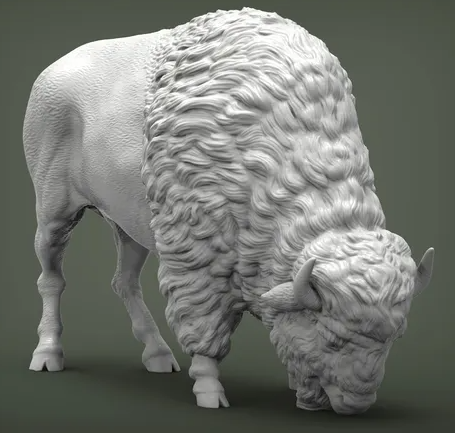Bison grast von Alexander3dart