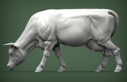 Grasende Kuh von Alexander3dart