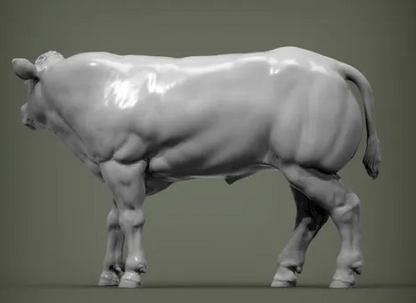 Belgisch Blau Kalb von Alexander3dart als 3D Druck