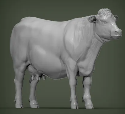 Charolais Kuh von Alexander3dart / Modelltier