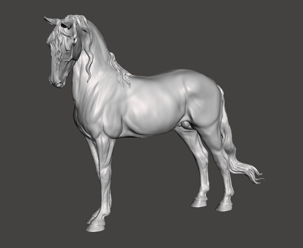 Étalon pur-sang de Mirek_Arts en impression 3D