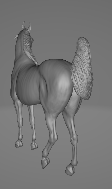 Arabian mare "Toshara" by Aislinn Brender Ford / In cooperation