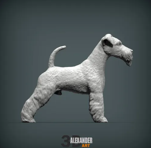 Fox Terrier von Alexander3dArt