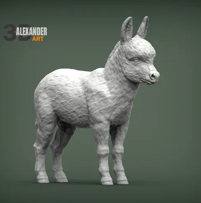 Baby Esel von Alexander3dart