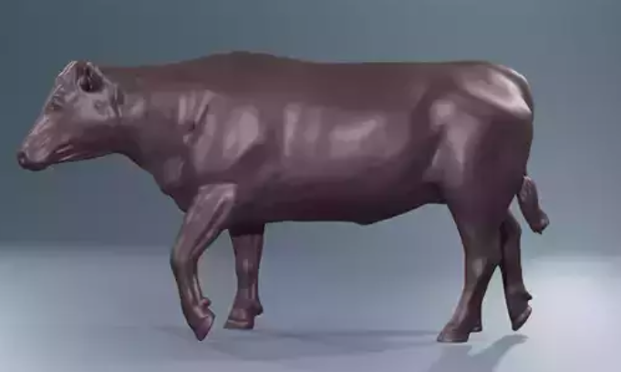 Junge laufende Kuh von PPD