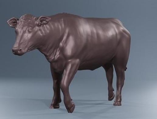 Junge laufende Kuh von PPD