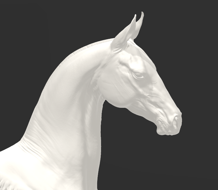 Akhal-Teke Pegasus "Anubis" without Egyptian decorations by BreathTime