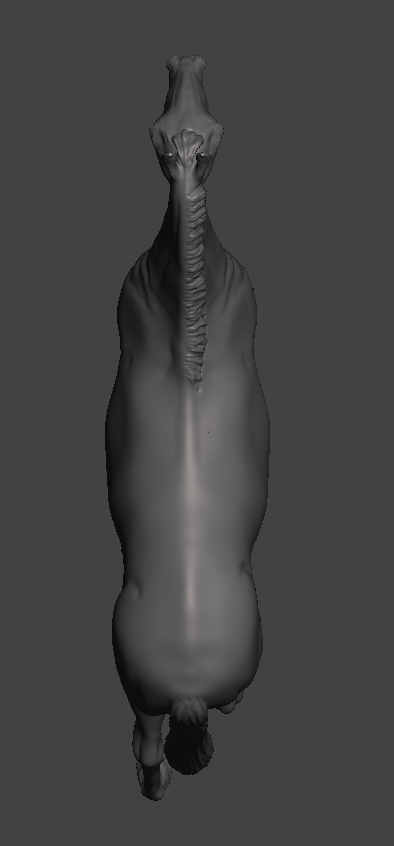 Cheval de sang (étalon) avec crinière courte Étalon "Robert" de Mirek_Art en impression 3D