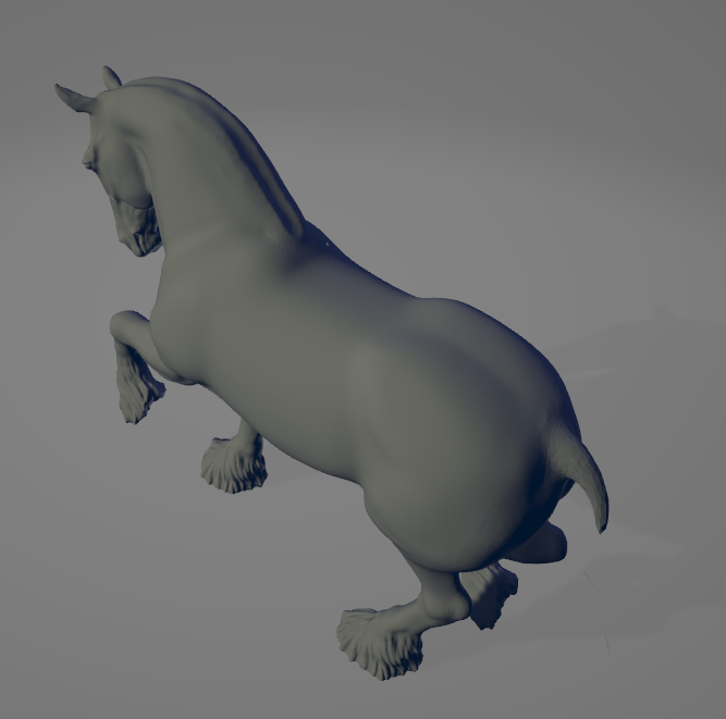Étalon frison au galop version Custer par Foxys_Rapaints / Exclusivité chez nous