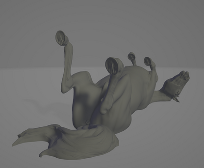 Wälzender Hengst / In Zusammenarbeit mit mccustomstudio