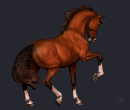 Mustang Stute von Boppirex / Modellpferd