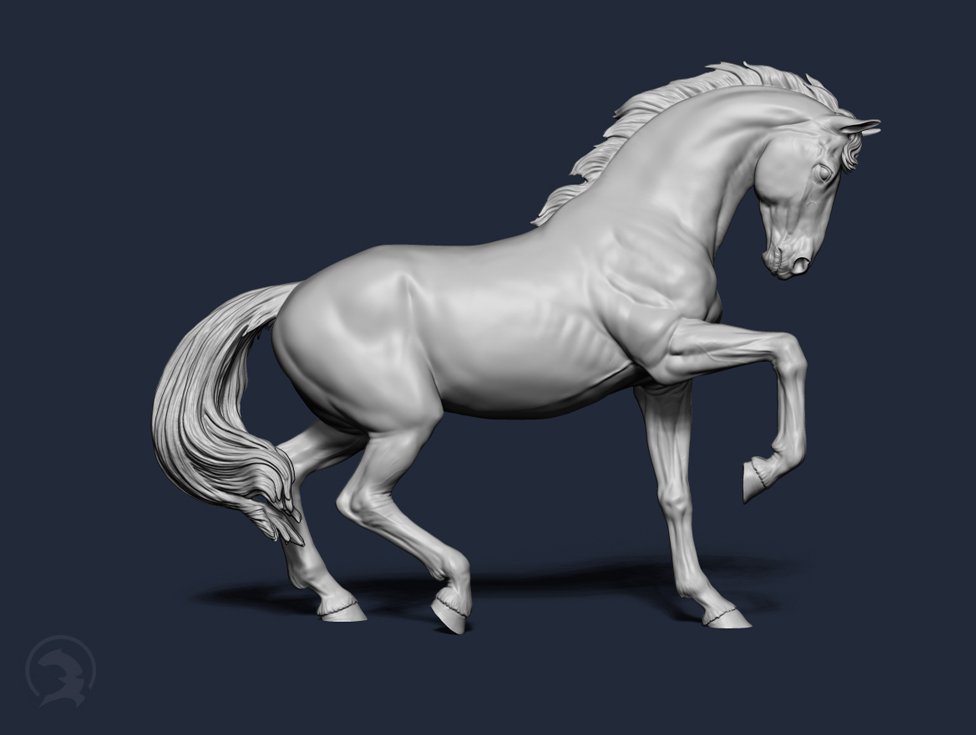 Mustang Stute von Boppirex / Modellpferd