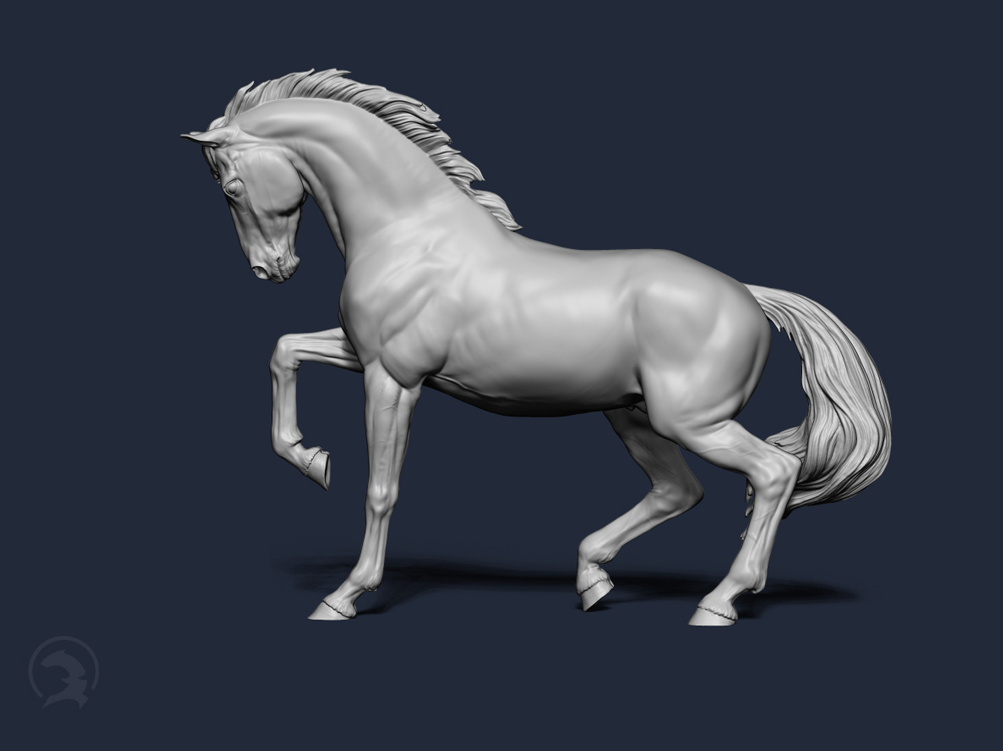 Mustang Stallion by Boppirex / Model Horse
