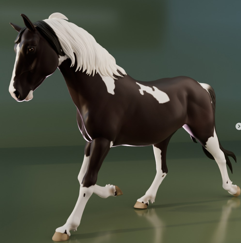 Scout - Spotted Saddle Horse gelding from Bexbee Studios as a model horse