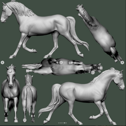 Scout - Spotted Saddle Horse Wallach von Bexbee-Studios als Modellpferd