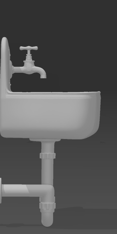 Waschbecken für den Stall von A&M-Designs / 3D Druck