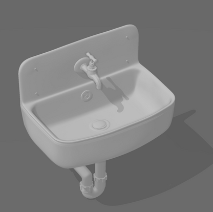 Waschbecken für den Stall von A&M-Designs / 3D Druck