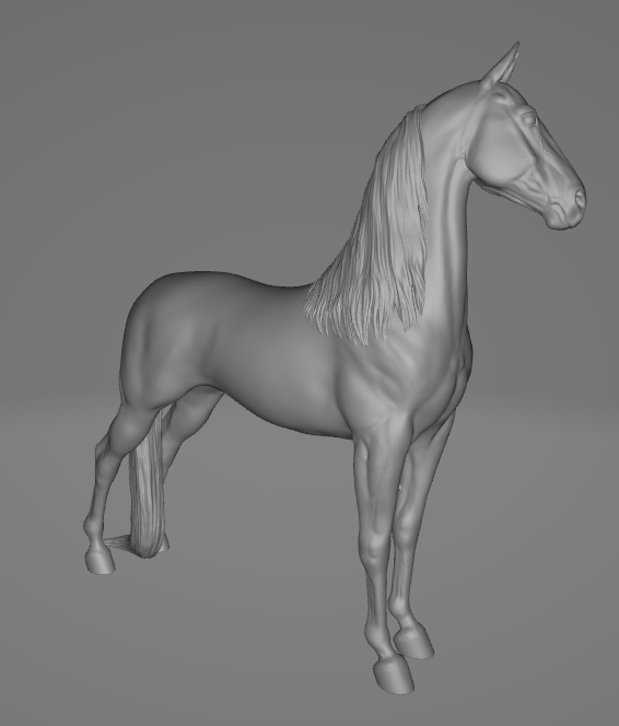 American Saddlebred Stute "Lady Pyrite" von Carola Funder / Modellpferd