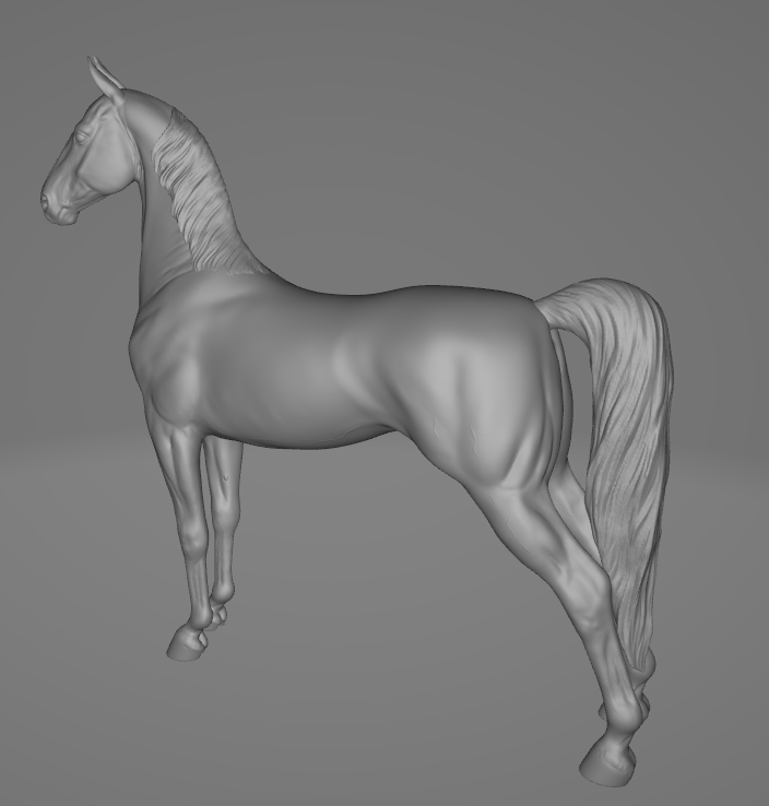 American Saddlebred Stute "Lady Pyrite" von Carola Funder / Modellpferd