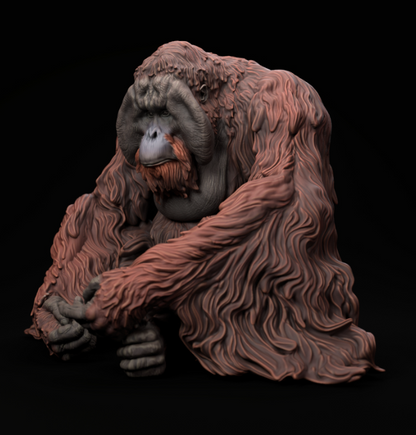 Sumatran Orangutan von Animal Den Miniatures