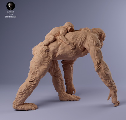Schimpanse mit Baby von Animal den miniatures