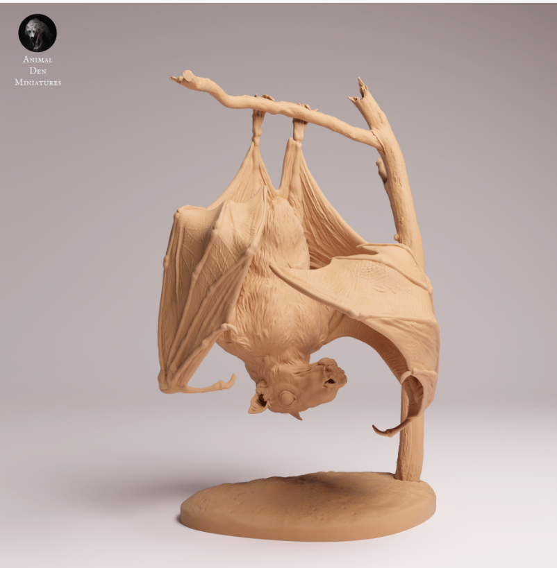 Hammerkopf Fledermaus von Animal den miniatures als 3D Druck