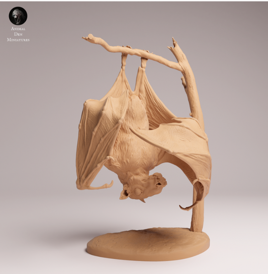 Hammerkopf Fledermaus von Animal den miniatures als 3D Druck