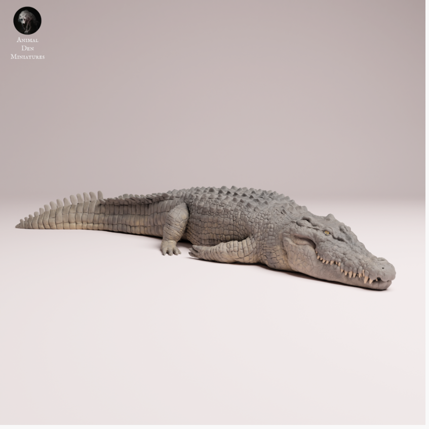 Salzwasser Krokodil von Animal den miniatures / Als Miniatur-Tierfigur