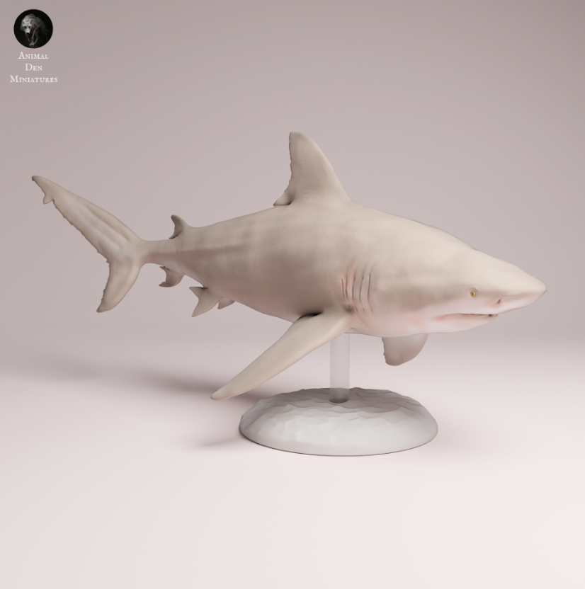 Bull Shark by Animal Den Miniatures / As a miniature animal figurine