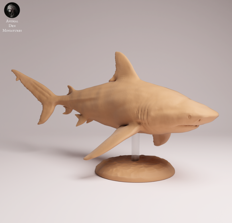 Bull Shark by Animal Den Miniatures / As a miniature animal figurine