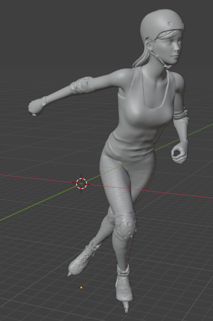 Patineuse en ligne n°1