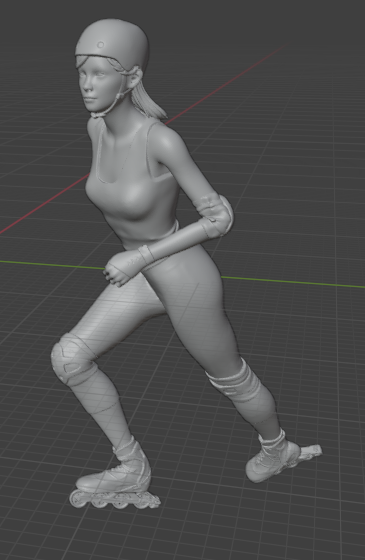 Patineuse en ligne n°1