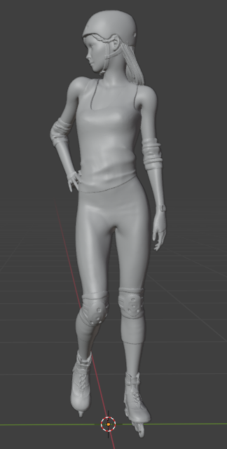 Patineuse en ligne n°16